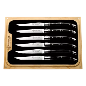 Steak Knife Set Naturalwood (Laguiole California)