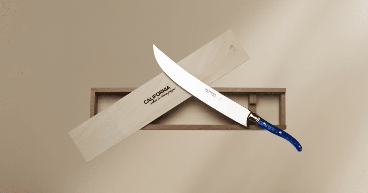 2. Electric Blue California Champagne Saber (Édition St. Helena)