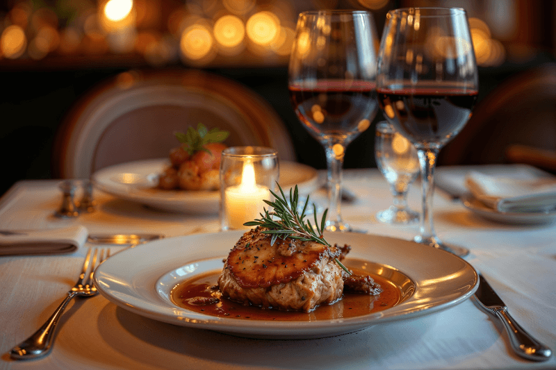 https://www.californiachampagnesabers.com/wp-content/uploads/2026/03/Fine-dining-dish-with-roasted-meat-and-wine-served-at-a-candlelit-restaurant-table.png